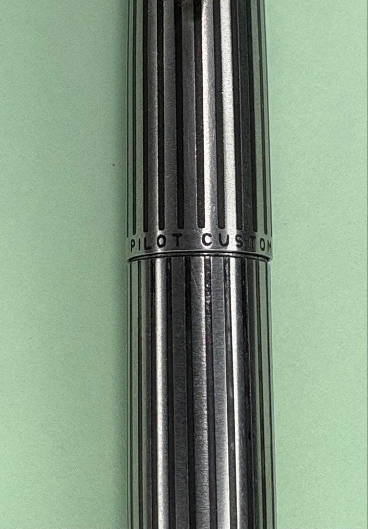 PILOT CUSTOM 万年筆 18K シルバー