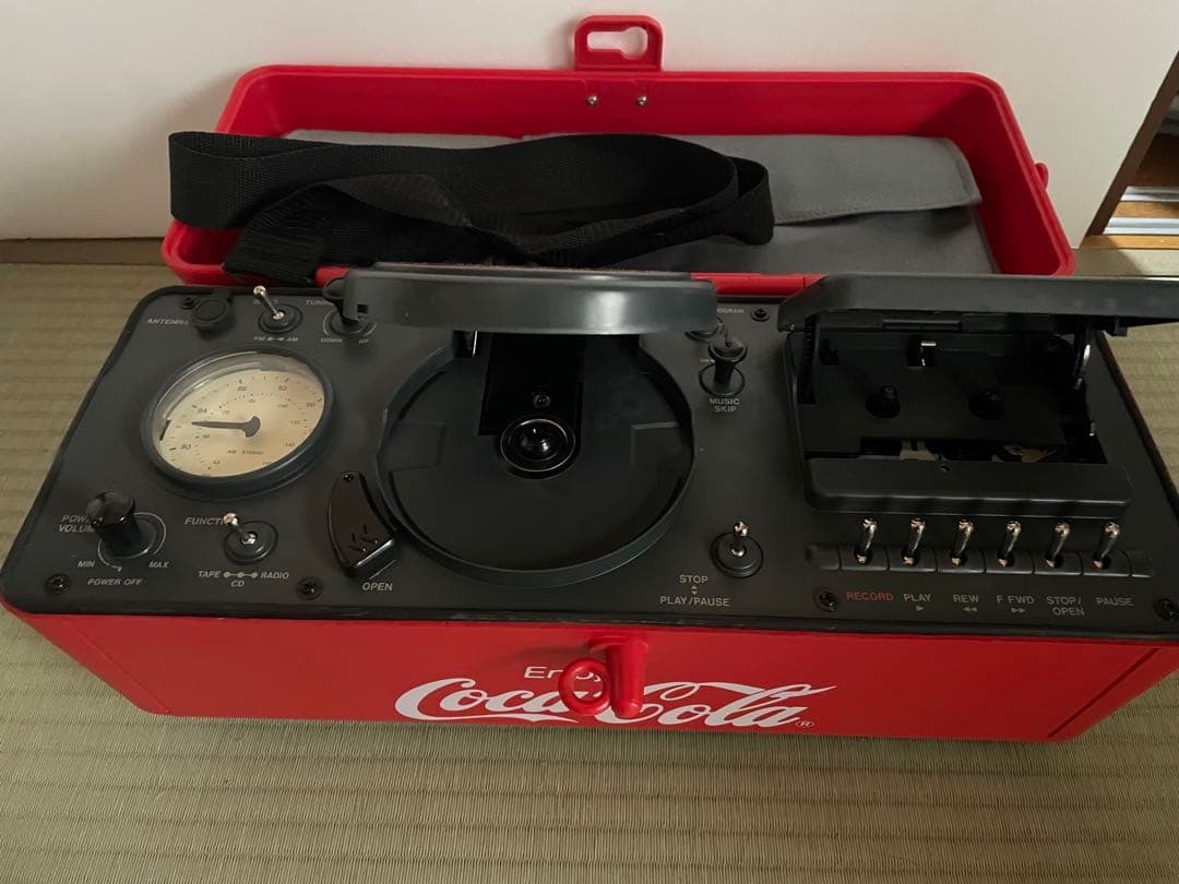 希少品コカコーラ 夏組 アウトドアCDラジカセ PC-D10 懸賞 非売品