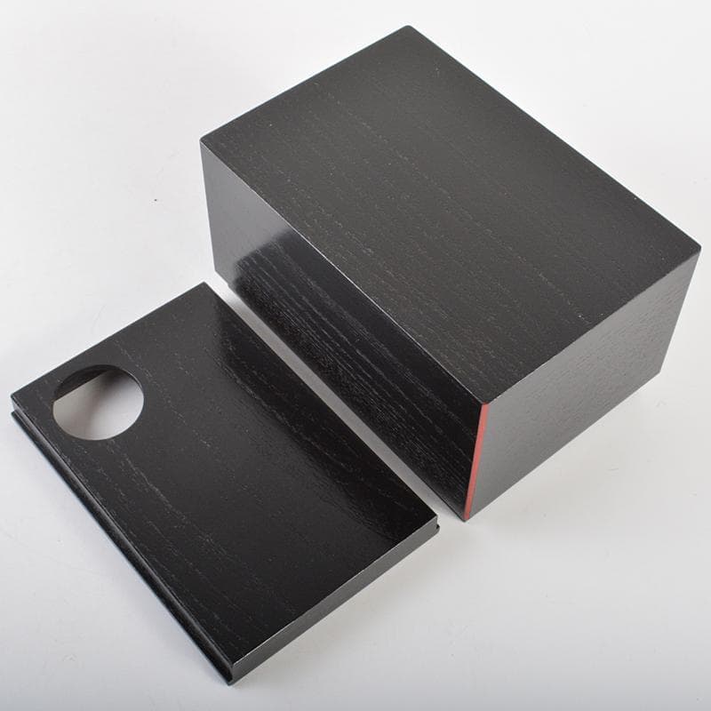 茶道具　黒面朱　利休茶箱　茶碗　継ぎ七宝蒔絵　棗など　六点一式　V　R7231