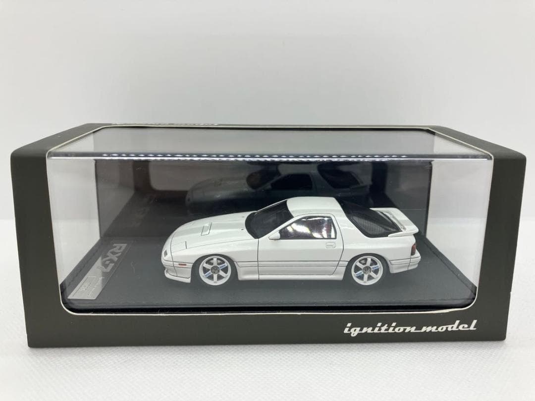 ★マツダ サバンナ RX-7★FC3S★ホワイト★イグニッションモデル★1/43