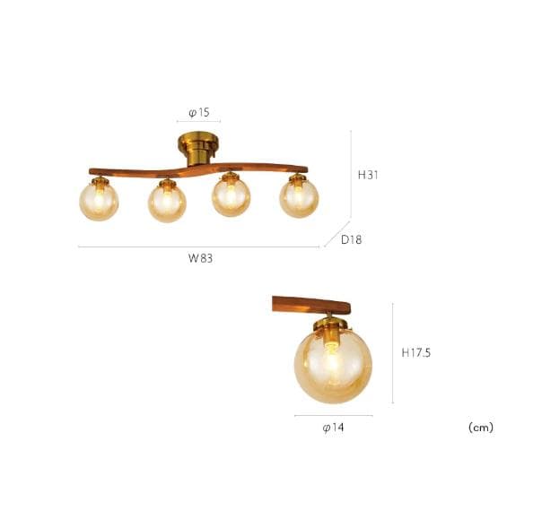 インターフォルム オーウェンシーリングライト LT-4024