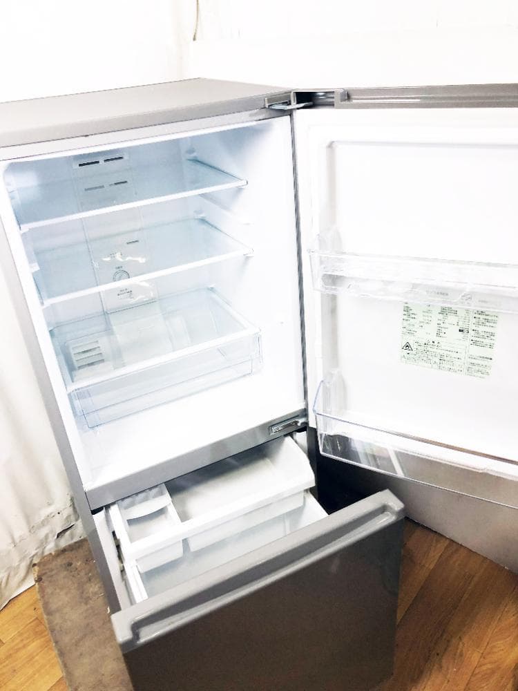 ★美品 中古★AQUA 168L 冷蔵庫【AQR-E17J-S】G0XP