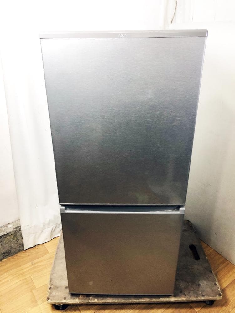 ★美品 中古★AQUA 168L 冷蔵庫【AQR-E17J-S】G0XP