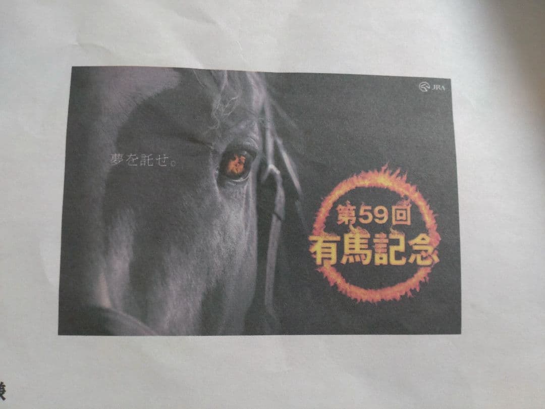 ★当選品★　第59回有馬記念　ファン投票オリジナルブランケット　未開封未使用品