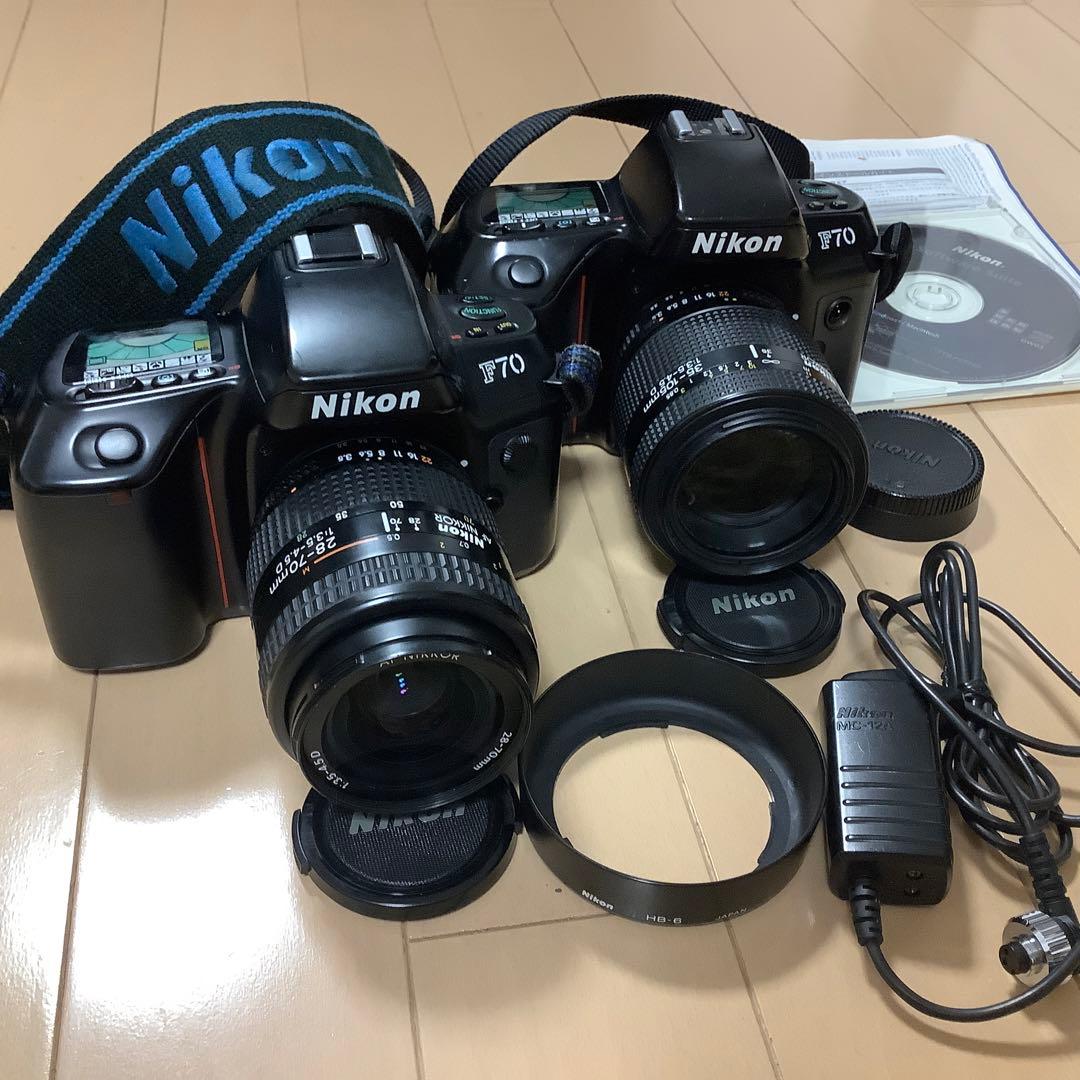Nikon F70一眼レフ　フィルムカメラ2台
