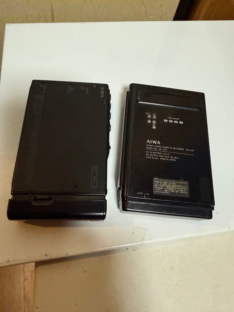 AIWA カセットプレーヤー HS-JX10 とHS-PL55