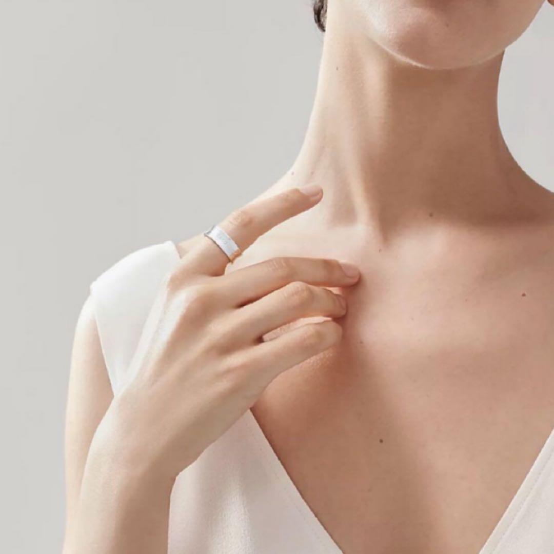 Tiffany & Co. ティファニー 1837 ナローリング シルバー 18