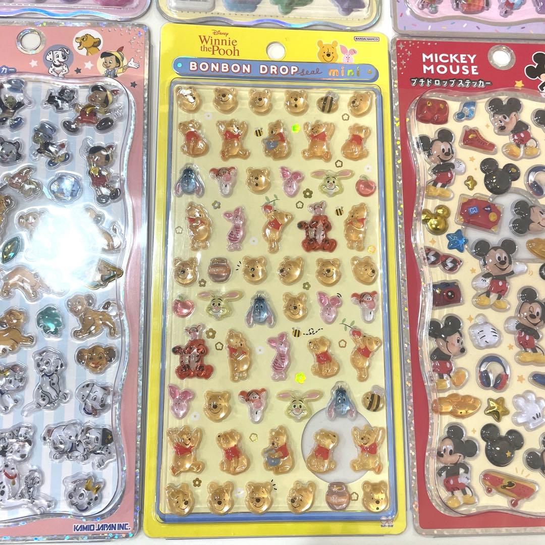 ディズニーボンボンドロップシール6点セット