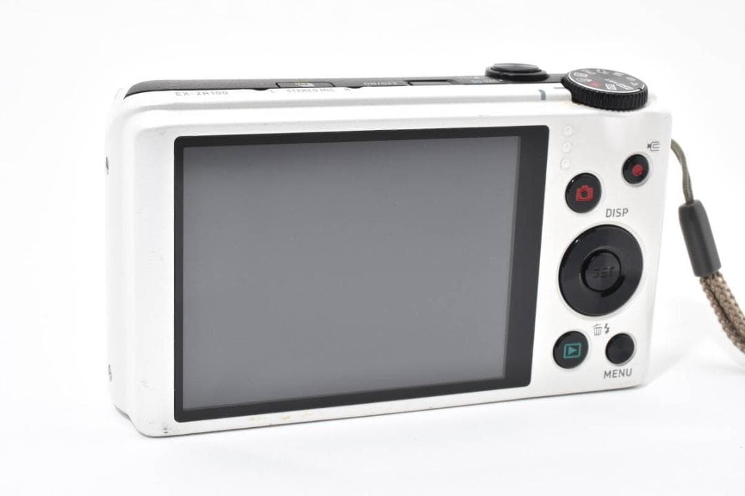 美品 カシオ　CASIO EXILIM EX-ZR100 ホワイト ＃A303
