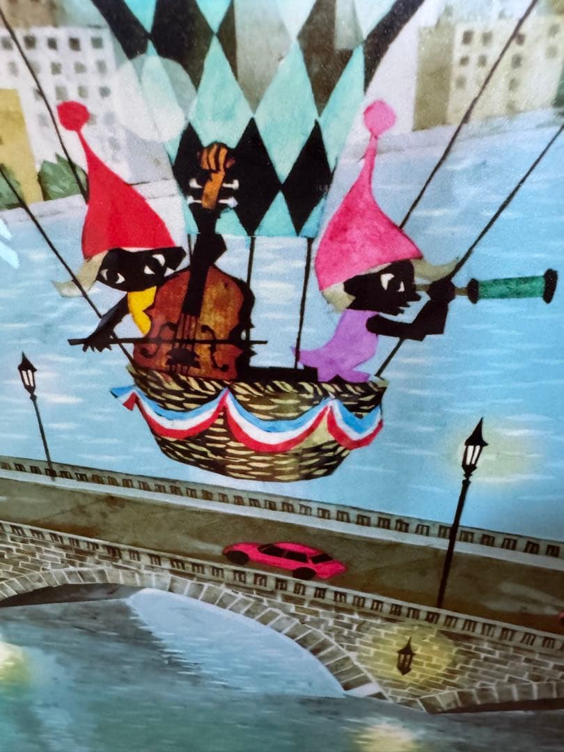 藤城清治　夢をはこぶ橋　レフグラフ版画