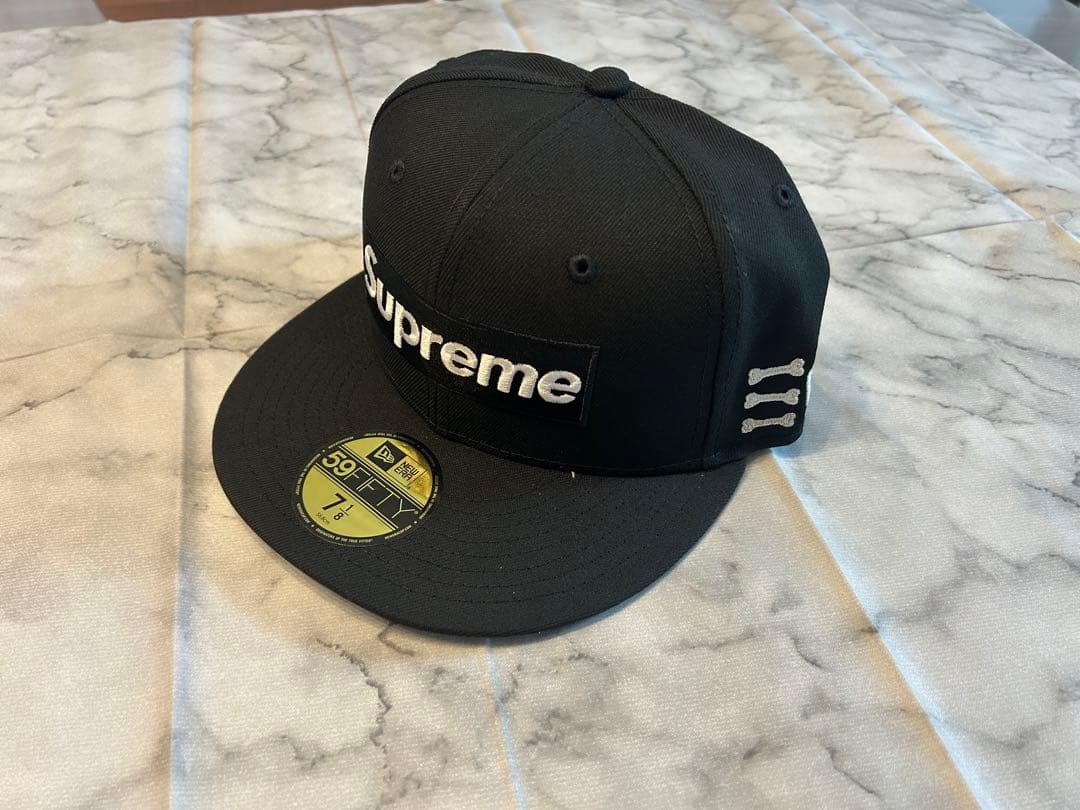 Supreme ブラック ベースボールキャップ 25 新品未使用