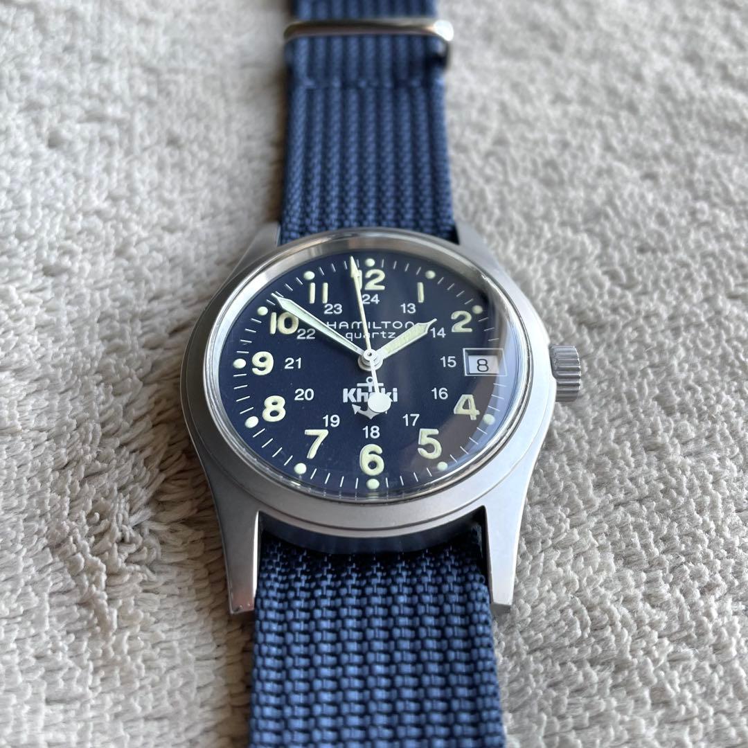 最終値下げ Hamilton Khaki 9797 カーキ ミリタリーウォッチ