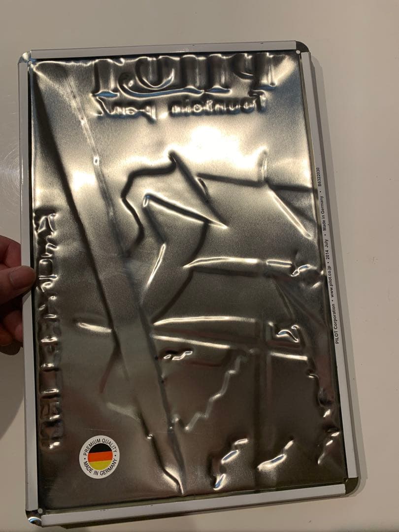 非売品　パイロットレトロポスター画缶