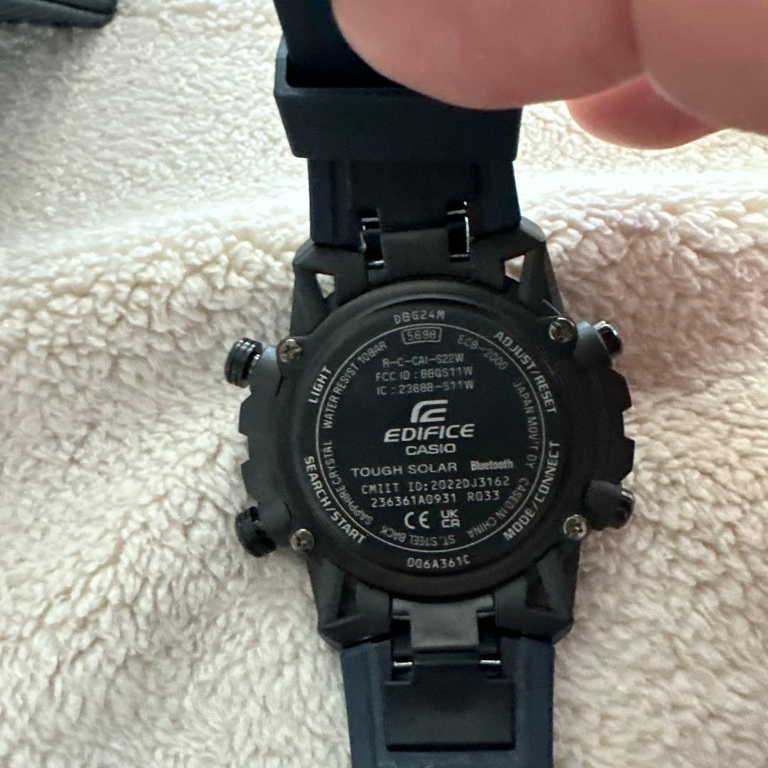 あああEDIFICE Bluetooth TOUGH SOLAR 時計