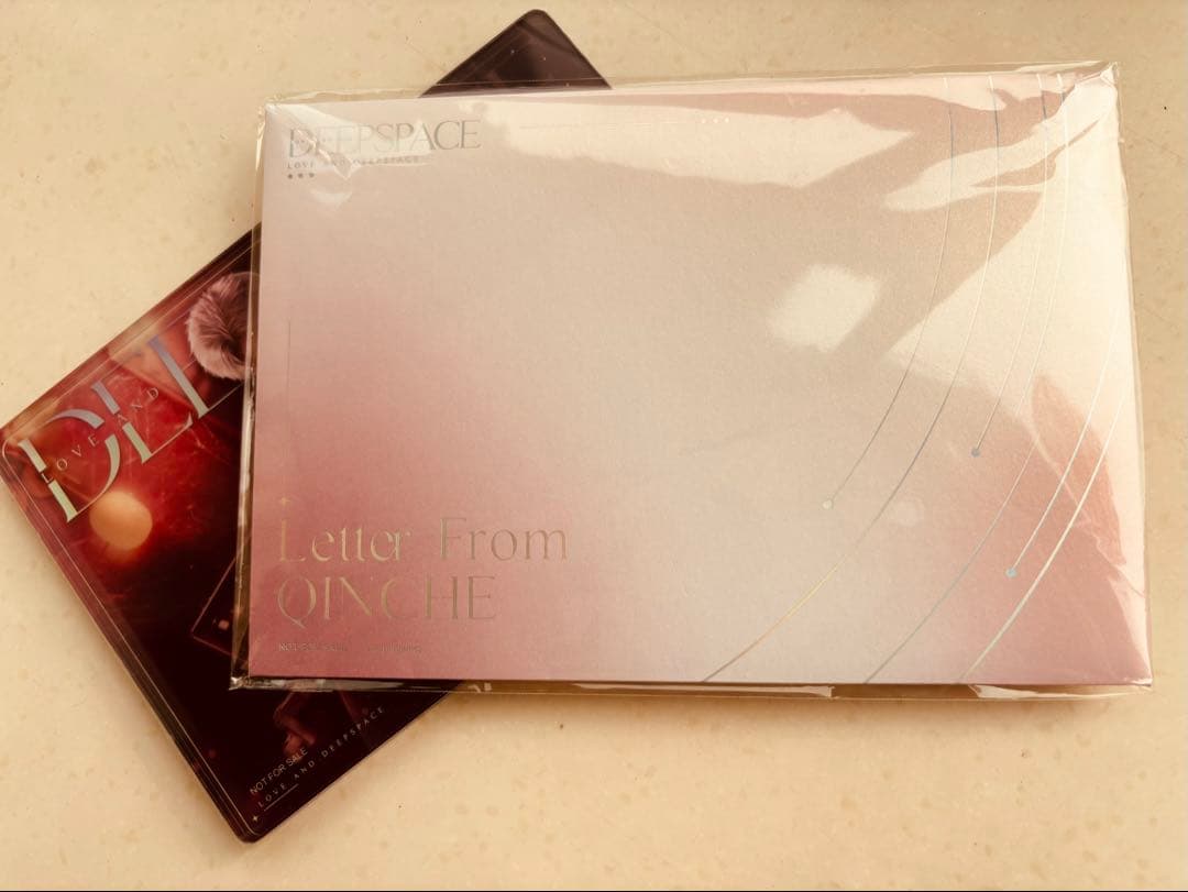 恋と深空 2024 中国限定 VIP 公式ギフト シン　アクリルスタンド 手紙