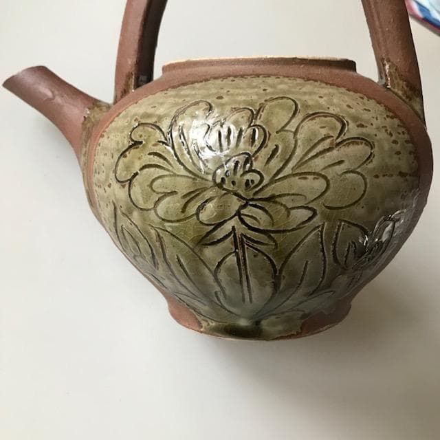 壺屋焼き　上江洲茂生　土瓶