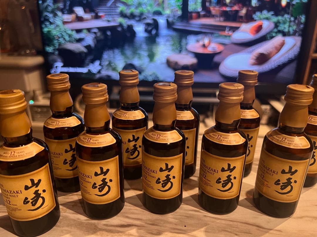 山崎 12年 シングルモルトウイスキー 50ml 10本セット