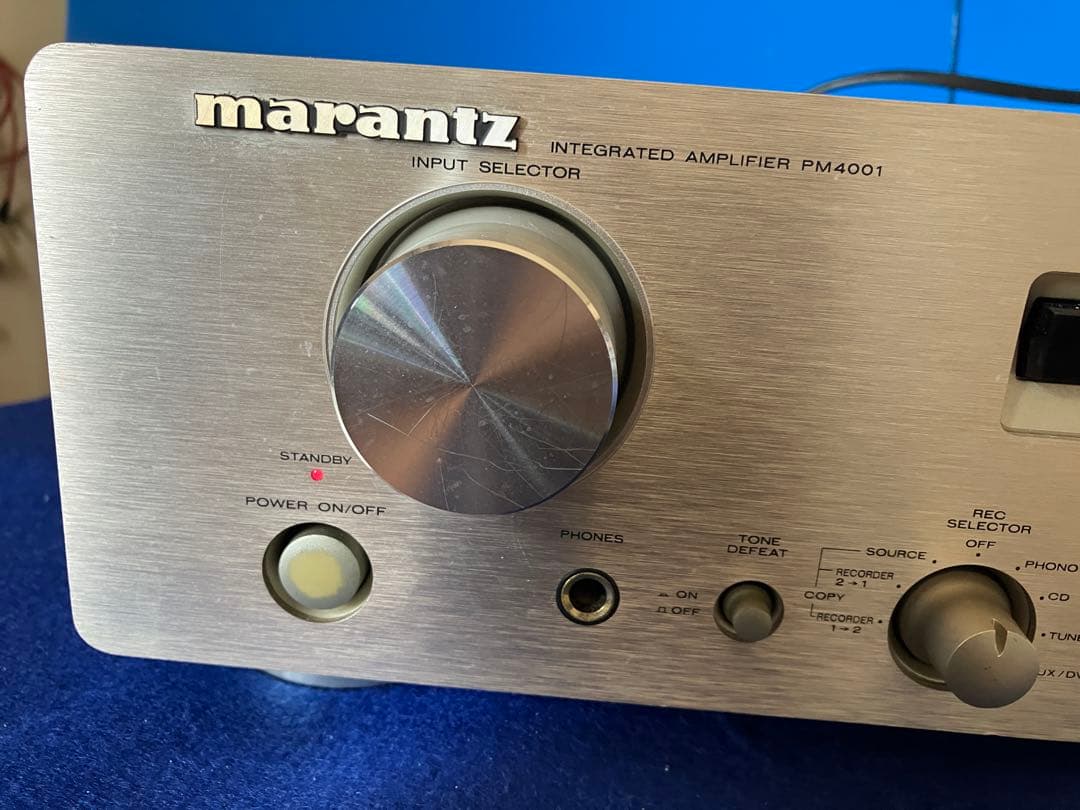 【Marantz】 PM-4001 プリメインアンプ　ゴールド