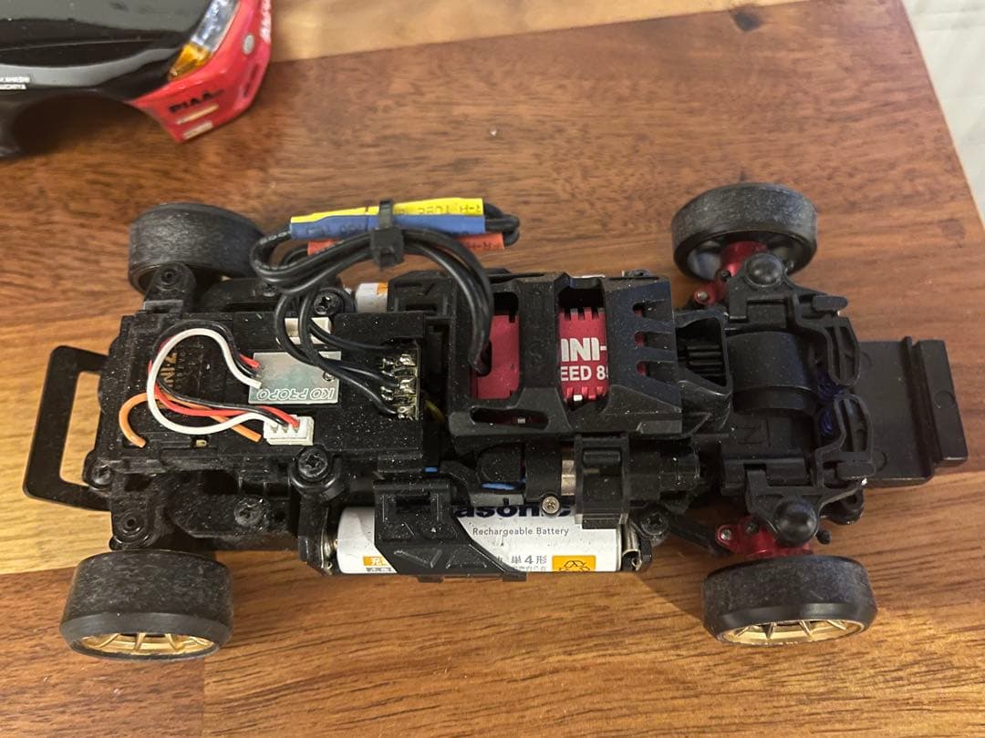 ミニッツ　DWS付　ma-030 evo AWD ボディ　アルミホイール付