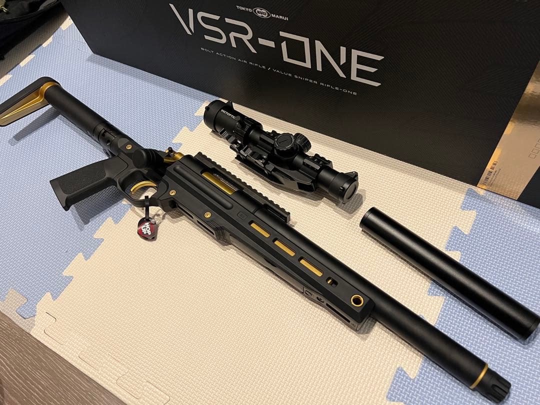 東京マルイ VSR-ONE ゴールドエディション 内部カスタム品