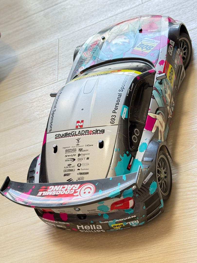 【極美品】RCラジコンボディ 1/10 タミヤ BMW 初音ミク Z4ボディ