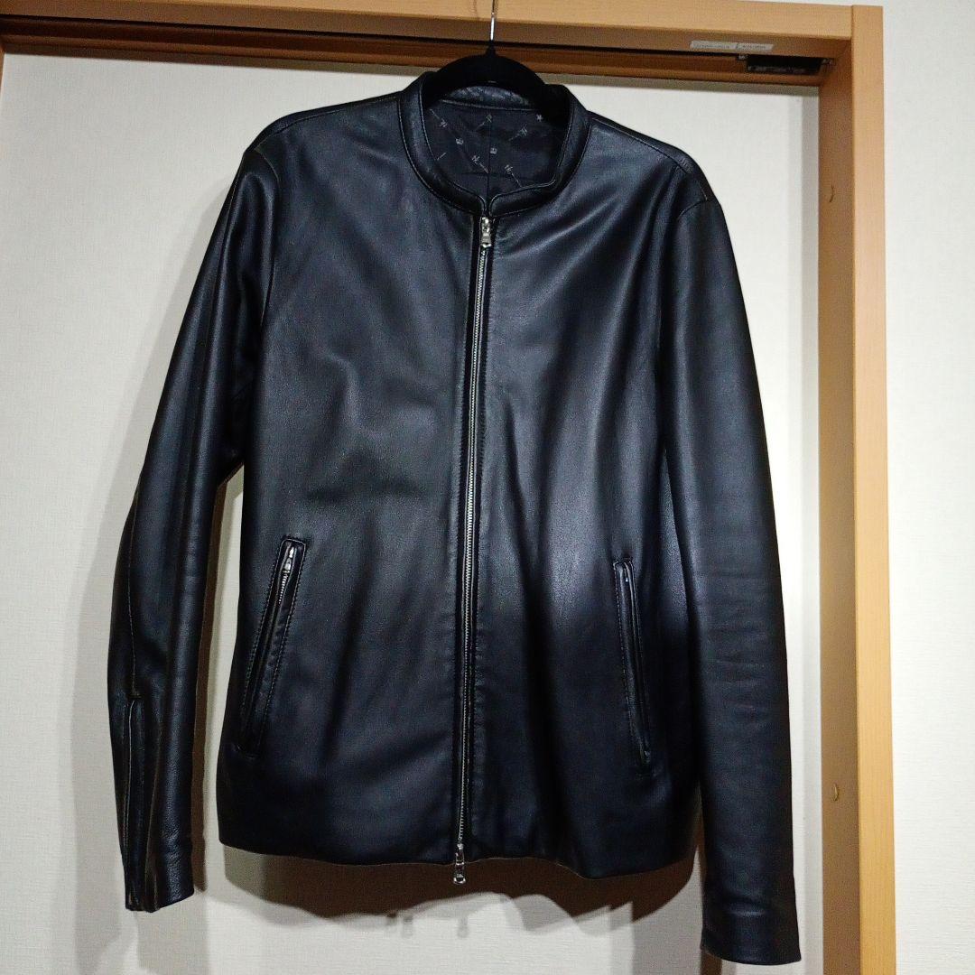 最終値下げ　tk.TAKEO KIKUCHI ラムレザー ライダース XL