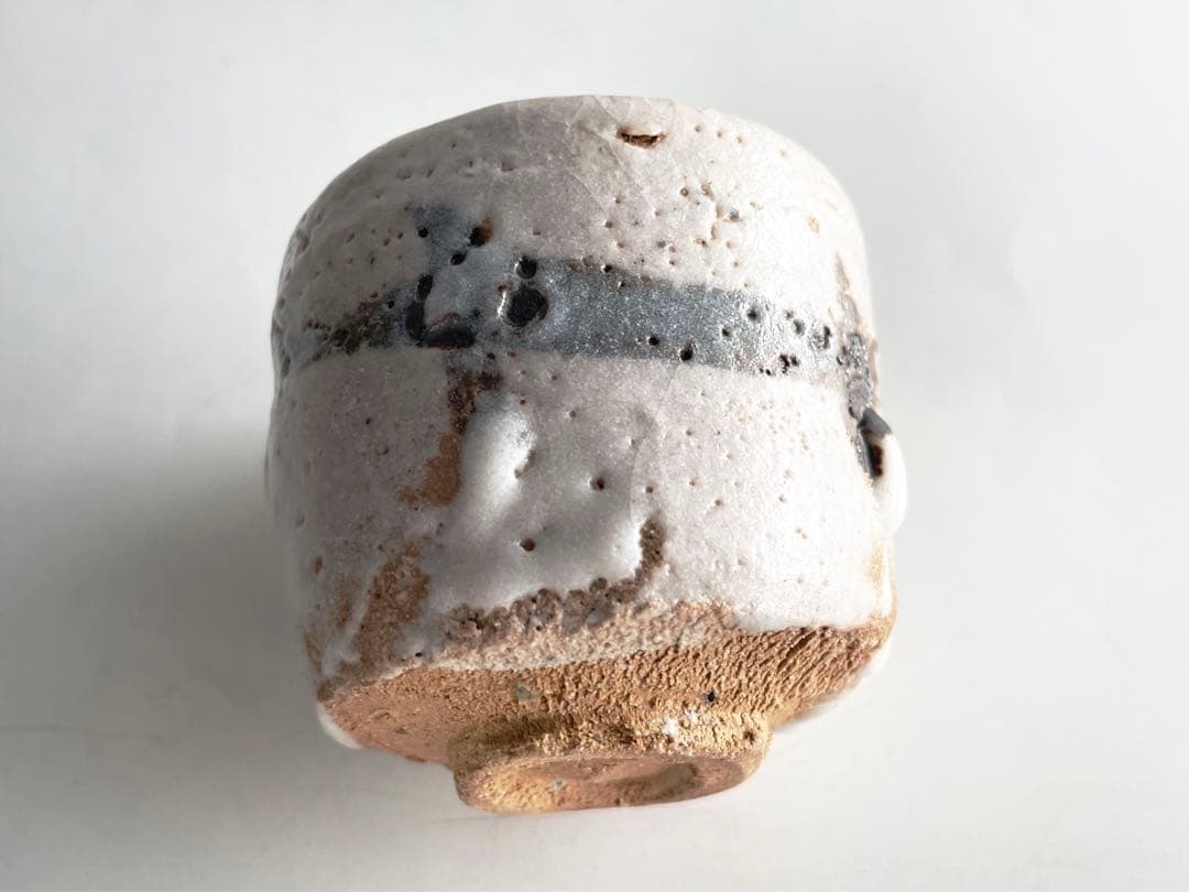 陶芸家　辻村塊　志野　ぐい呑　酒器　酒盃　共箱　辻村史朗