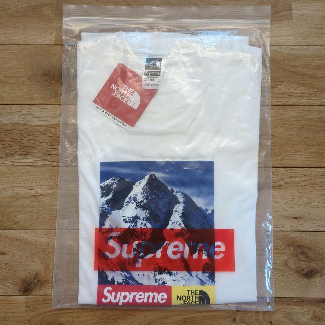 Supreme × The North Face ホワイト Tシャツ M