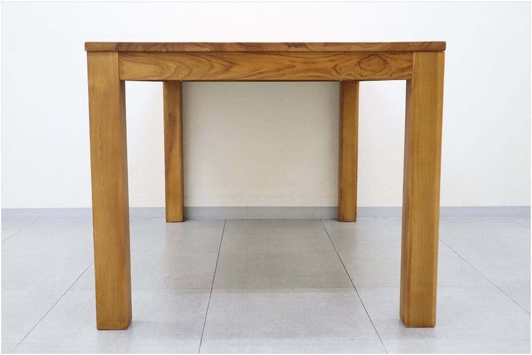 スキャンティーク LOIS ダイニングテーブル 天然木 チーク材 無垢材