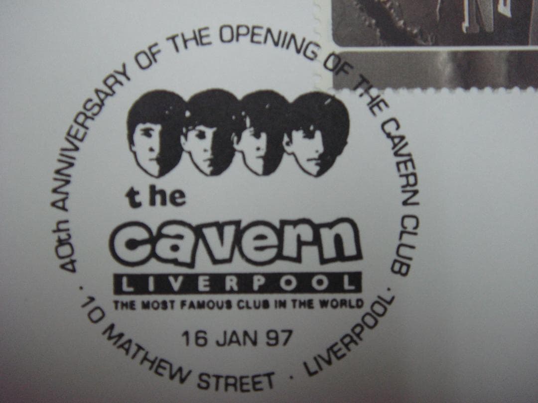 初日カバー キャバーンクラブ ボブ・ウーラーサインアンティーク・コレクション