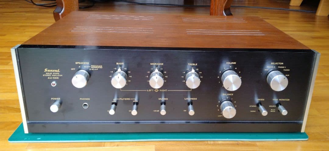 サンスイAU-666プリメインアンプ中古(OH済)