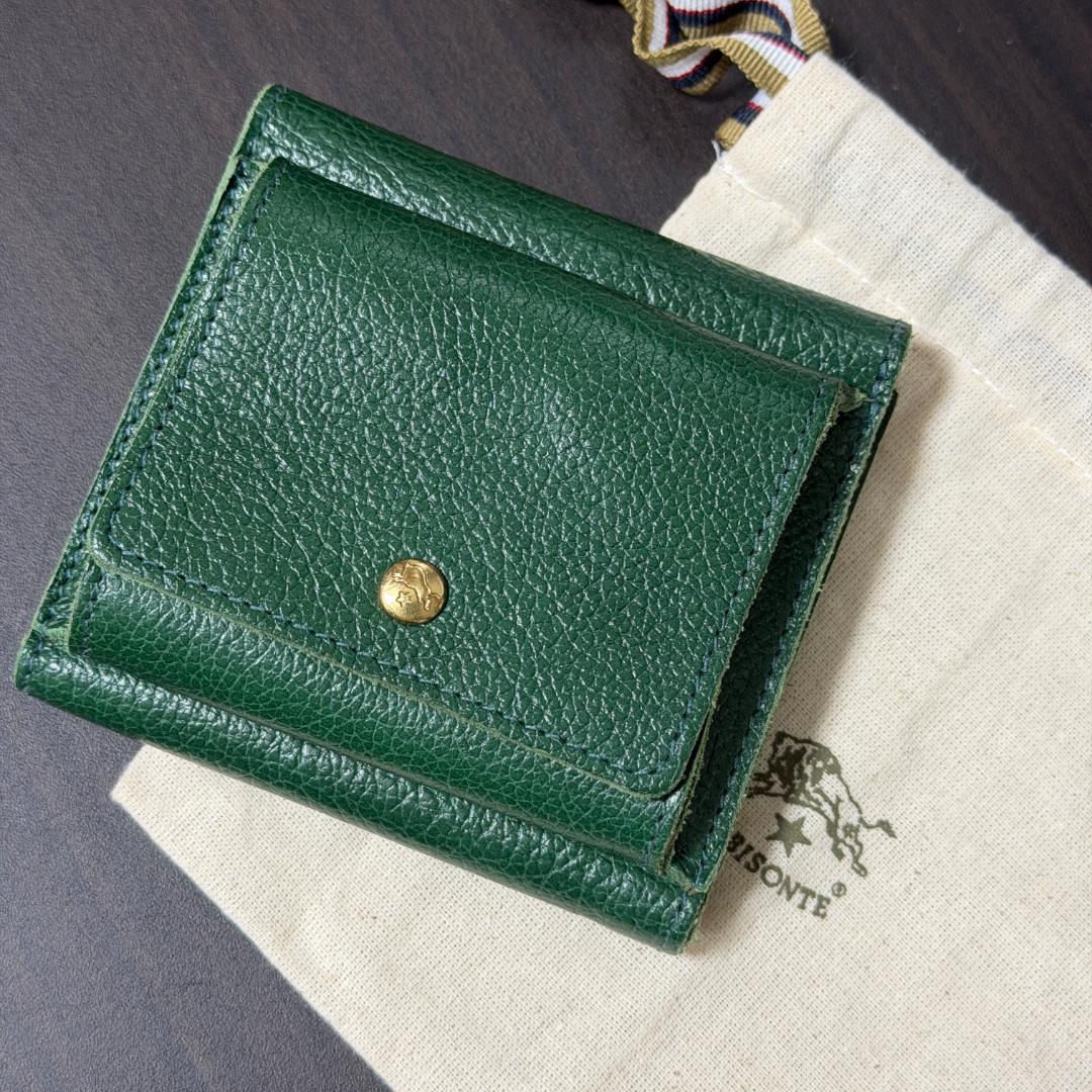 【新品未使用】イルビゾンテ 折り財布 グリーン