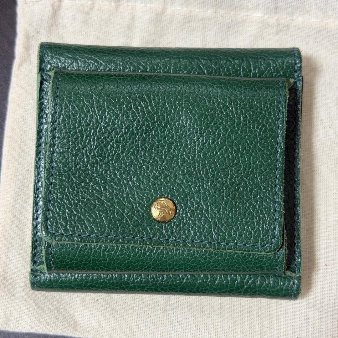 【新品未使用】イルビゾンテ 折り財布 グリーン