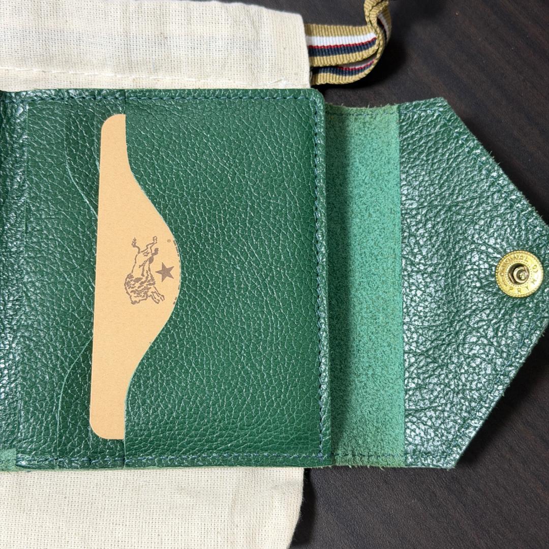 【新品未使用】イルビゾンテ 折り財布 グリーン