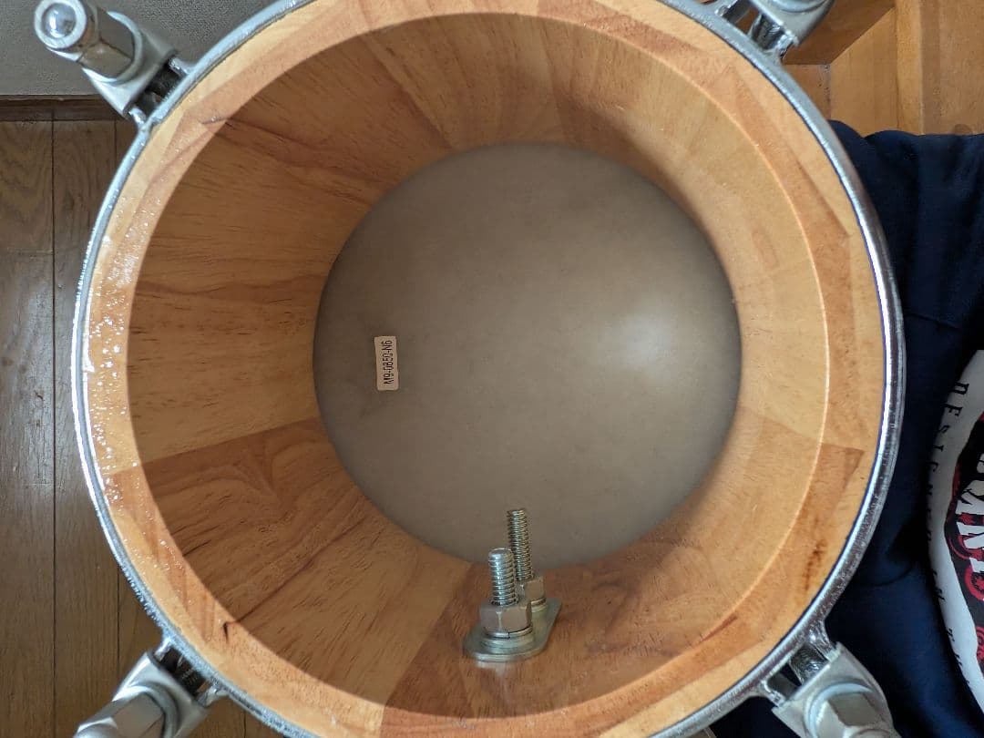 Pearl　REMO NUSKYN ボンゴ スタンド付き