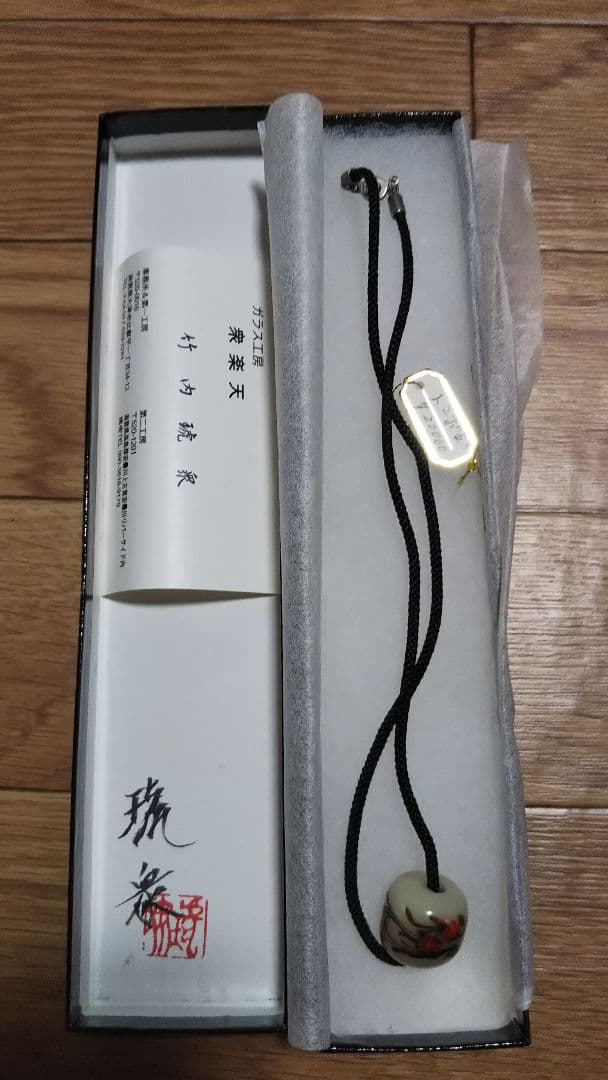 値下げ☆美品☆ トンボ玉 ネックレス
