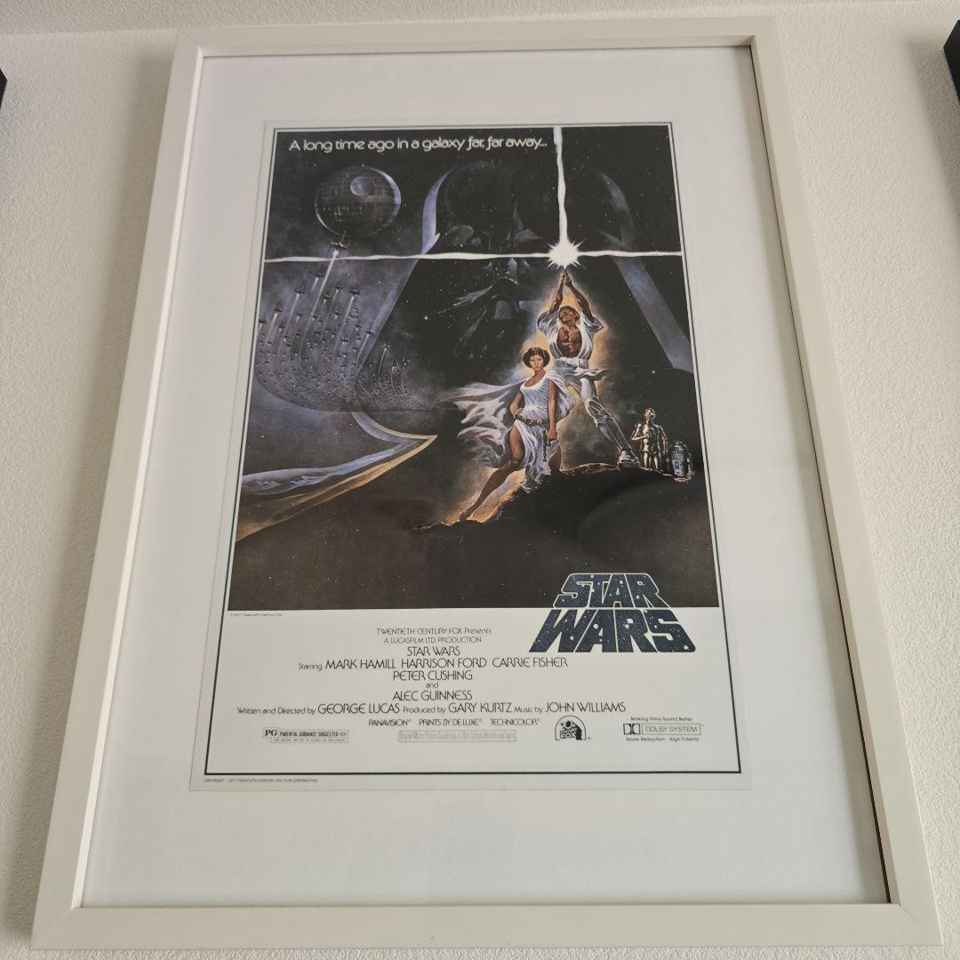 「スター・ウォーズ　エピソード４／新たなる希望」ポスターフレーム