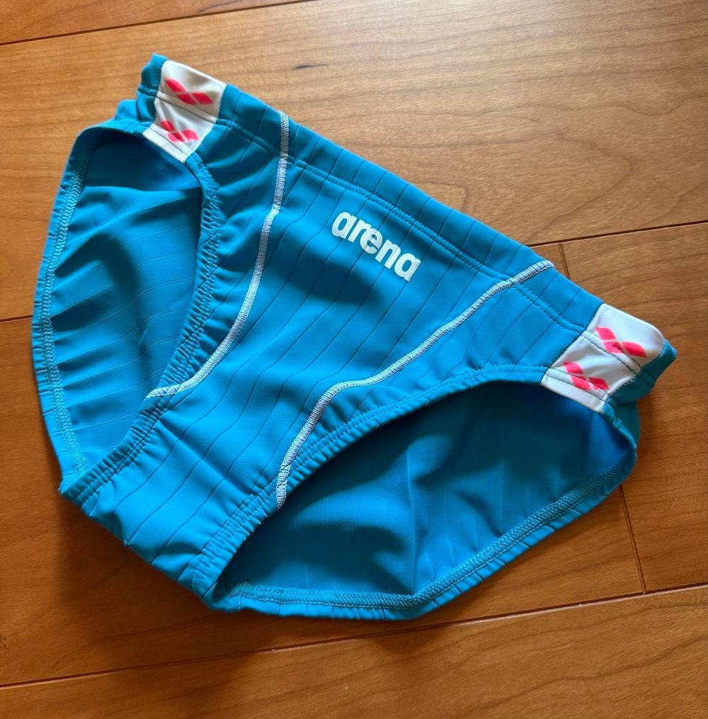 【美品】ARENA ダブルマット ARN-7020 M スカイブルー 競パン