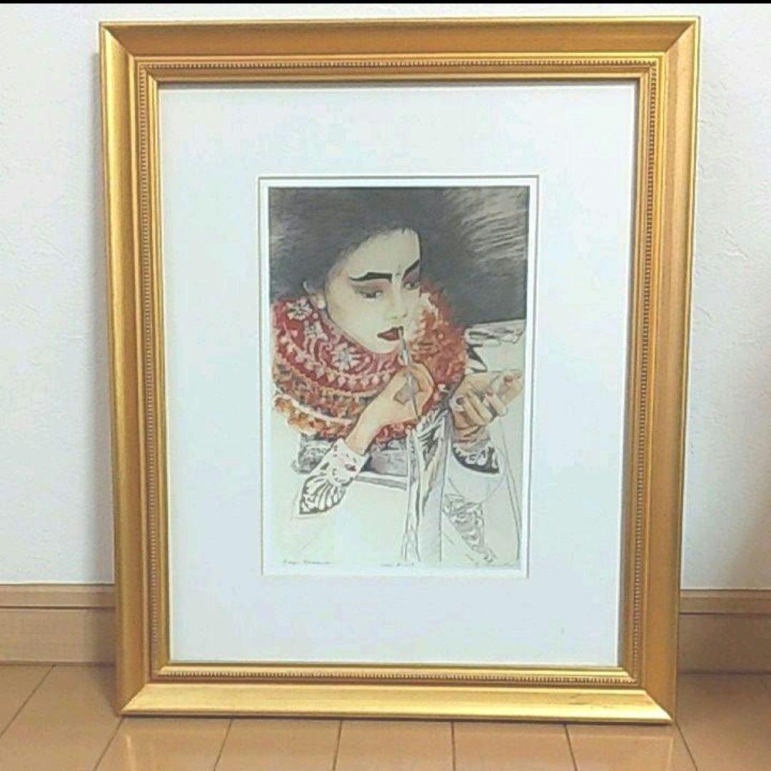 バリ絵画　バリアート　アンティーク　バリス　バリ舞踊