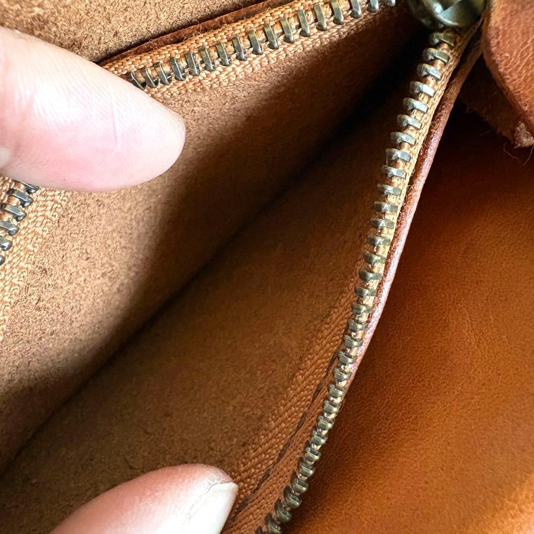 genten ゲンテン レザー折り財布 牛革 ブラウン 美品