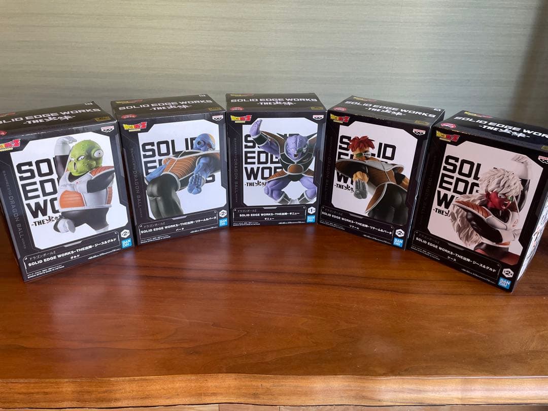 SOLID EDGE WORKS ドラゴンボール　出陣　ギニュー特戦隊　１２体