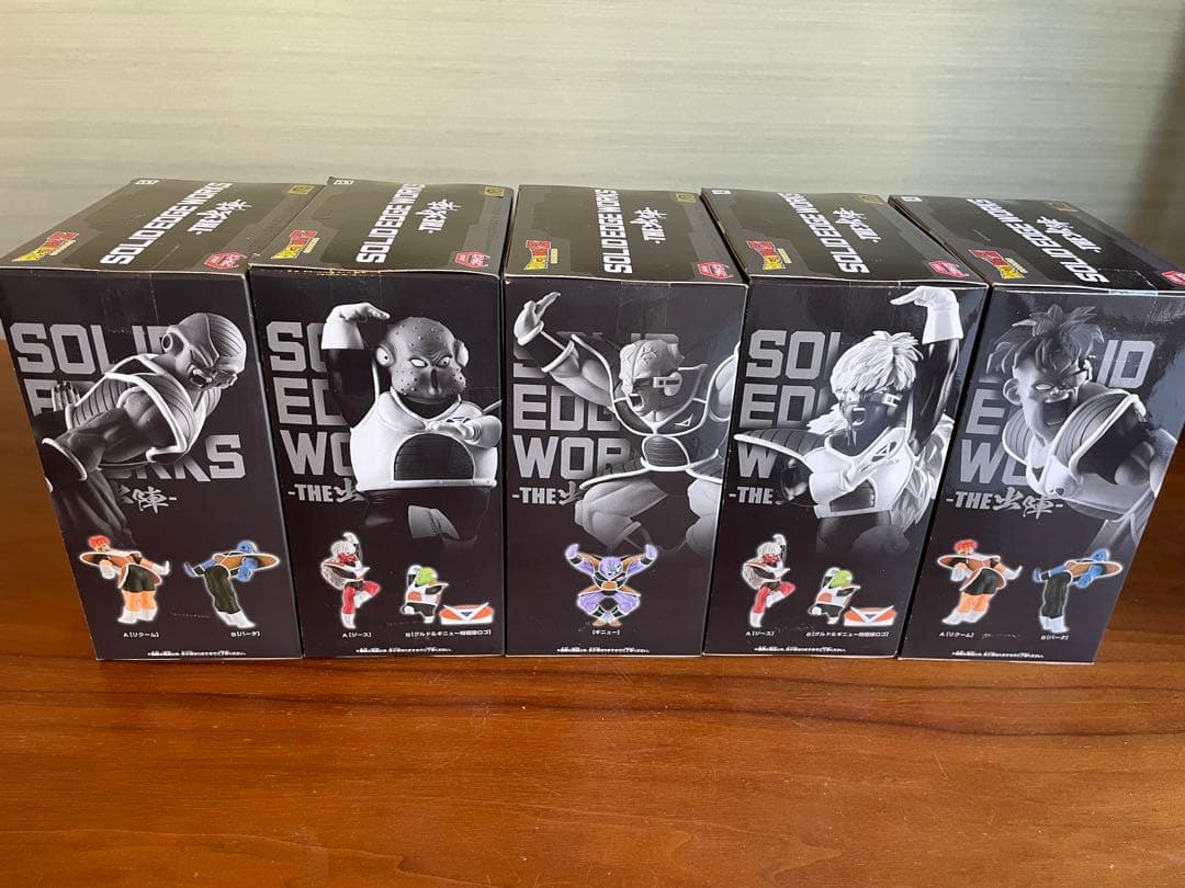 SOLID EDGE WORKS ドラゴンボール　出陣　ギニュー特戦隊　１２体