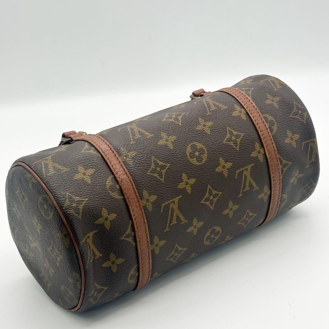 ルイヴィトン パピヨン 26 モノグラム ブラウン ハンドバッグ ヴィンテージ