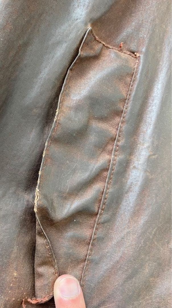 【希少色】80s Barbourノーザンブリア ラスティック 2クラウン YKK