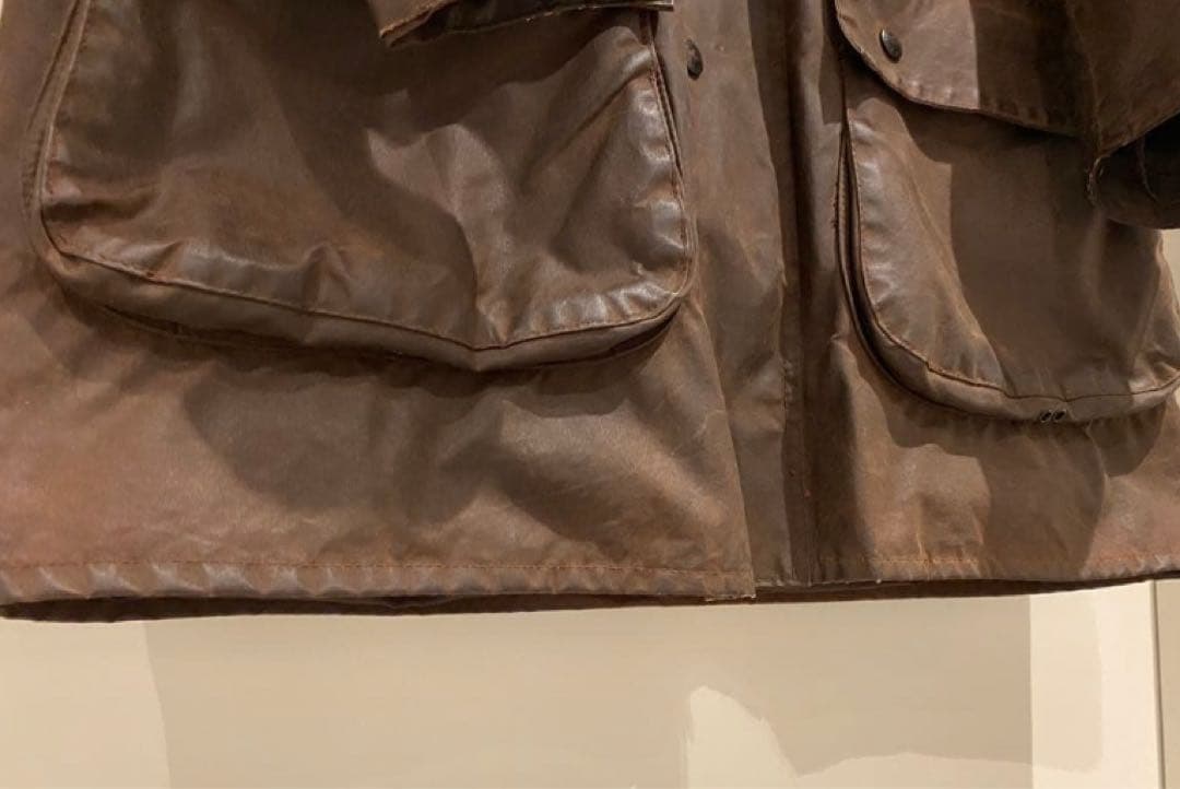 【希少色】80s Barbourノーザンブリア ラスティック 2クラウン YKK