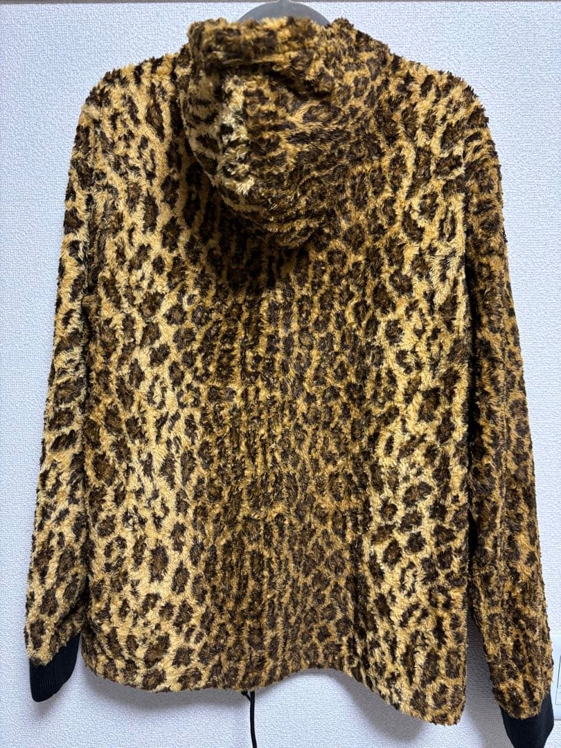 supremeレオパード パーカー ヒョウ柄