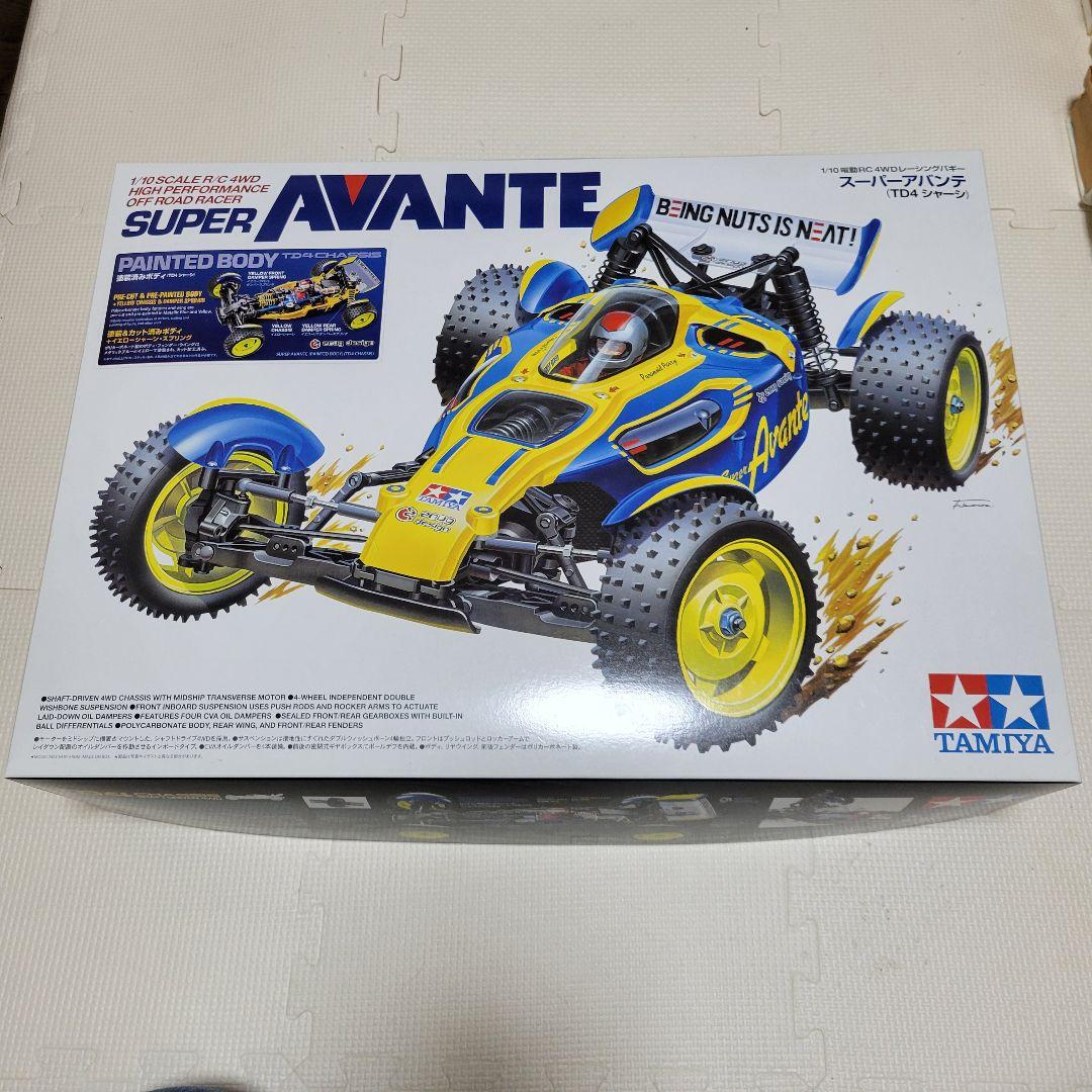 タミヤ　スーパーアバンテ　TD4イエローシャーシ