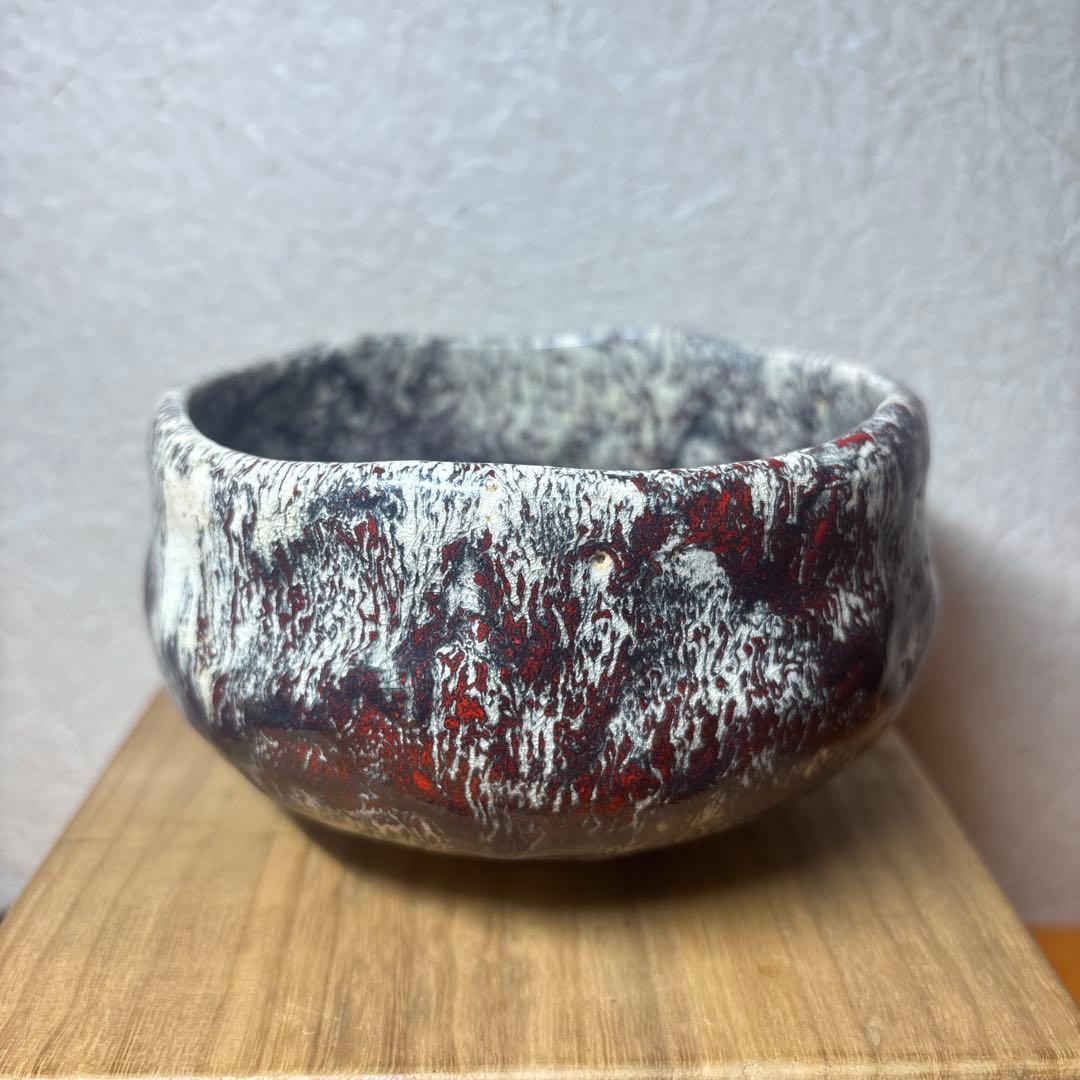 茶道具 箕面焼 松田箕山 茶碗 在銘