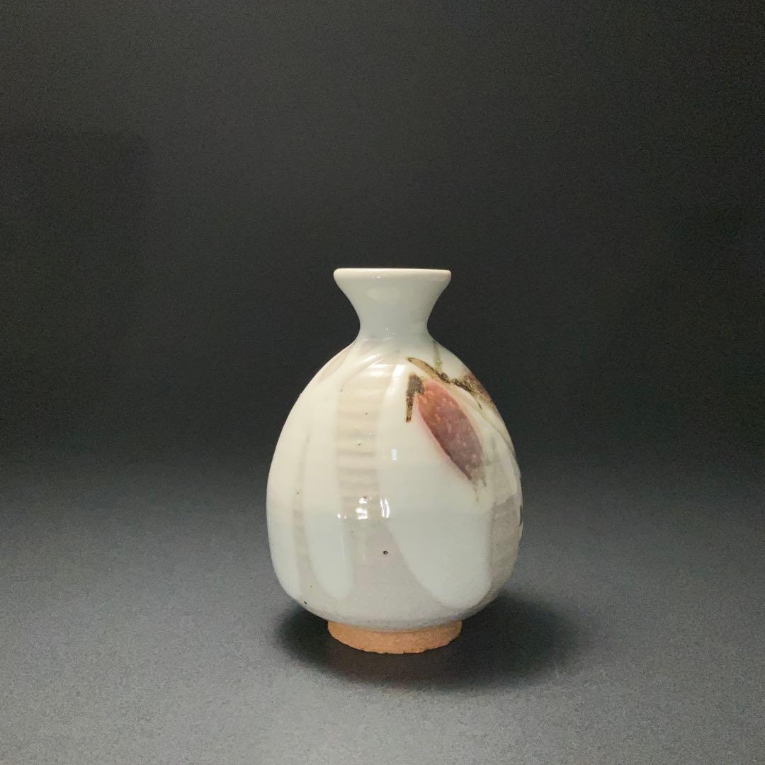 人間国宝・田村耕一　徳利　ほたるぶくろ　共箱　R1313ダT