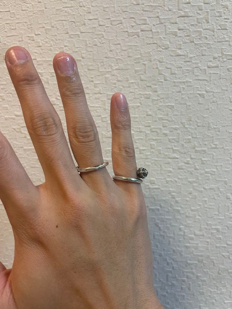 クロムハーツ Chrome Hearts ネイルリング クロスボール